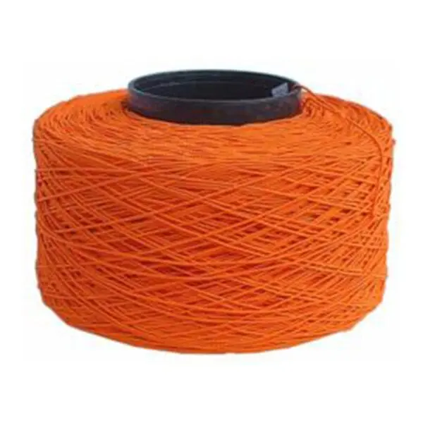 orange elastic rubber thread coil