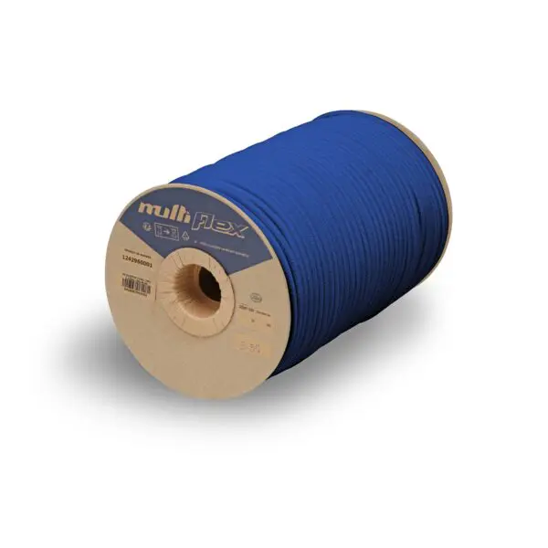 Classic multi thread elastic cord reel multiflex quality blue colour. Several diameters available