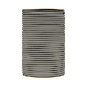 Shock cord vertical reel grey colour. Polyethylene yarn.