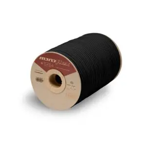 Shock cord reel monoflex quality black colour. Several diameters available