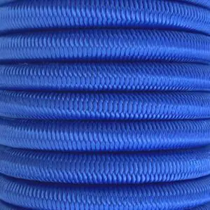 Expanderseil, Nahaufnahme, Polypropylengarn, Farbe blau
