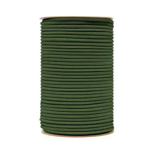 Cable sandow - bobine verticale gaine polypropylène couleur vert OTAN