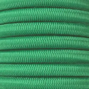 Expanderseil, Nahaufnahme, Polypropylengarn, Farbe grün