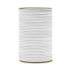 Shock cord vertical reel white colour yarn.