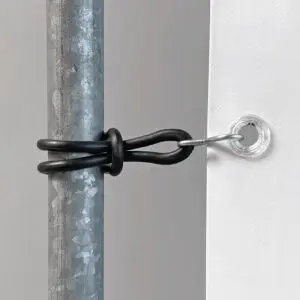 Oval Elastic Tensioner Holding Tarp with S Hook
