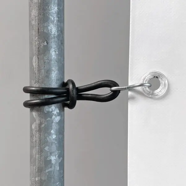 Oval Elastic Tensioner Holding Tarp with S Hook