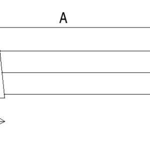 Technical drawing - Bungee loop with banner hook for securing banners, signs and tarpaulins