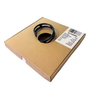EPDM ladder strap packaging box with dispenser hole and technical label