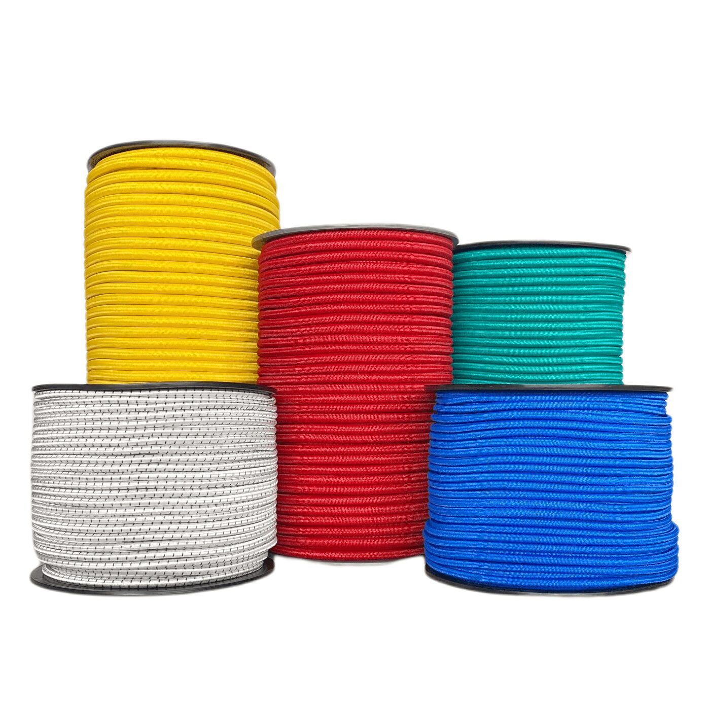 Shock cords range, colors and qualities available