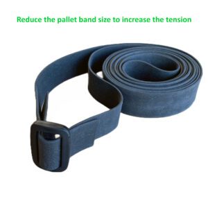 Premium pallet band extended lifetime thanks to the buckle