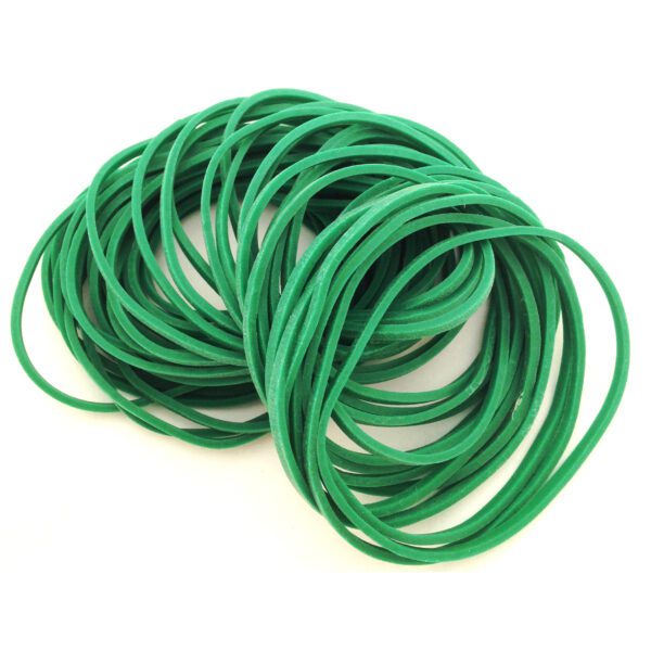 Green rubber bands