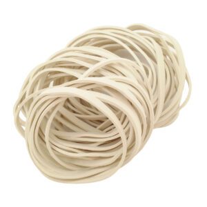 White rubber bands