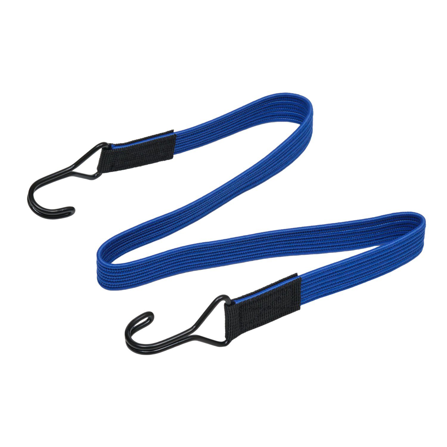 Flat bungee cords with two double wire hooks