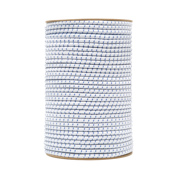 Best polyvalent trapezekoord verticale. Witte en blauwe polypropyleen mantel