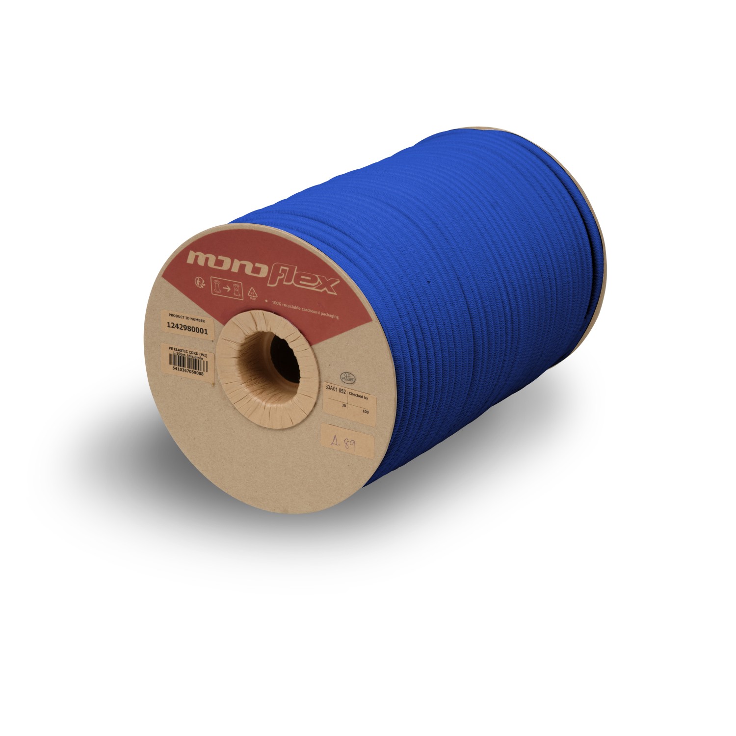 Cable Sandow haute résistance à l'abrasion qualité Monoflex couleur bleu. Plusieurs diamètres disponibles
