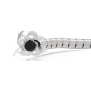 Marine and extreme conditions shock cord cut, polyester yarn with mono thread rubber core