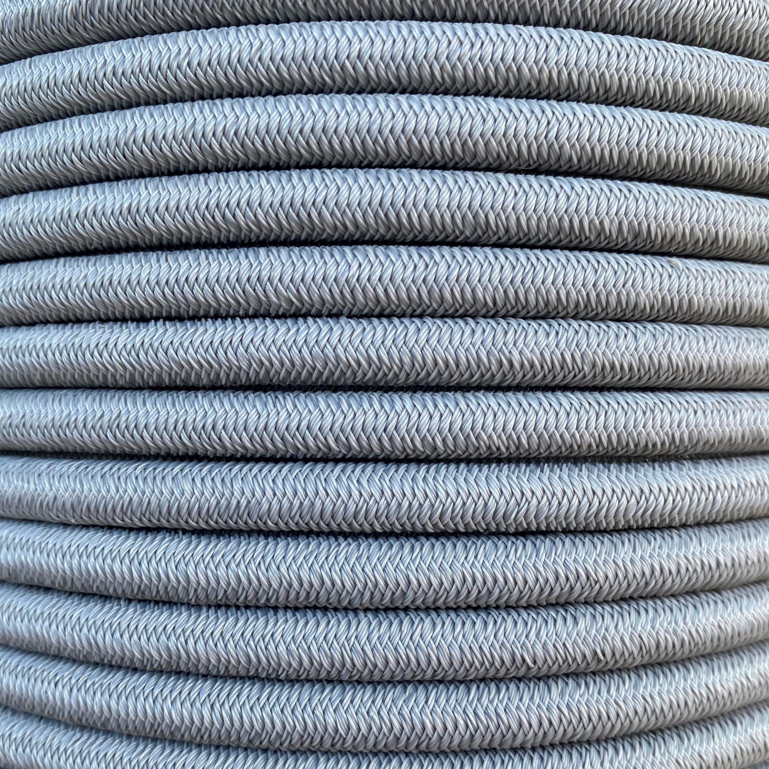 Trapezekoord, grijze polyethyleen mantel