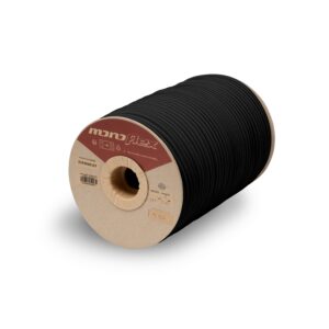 Shock cord reel monoflex quality black colour. Several diameters available