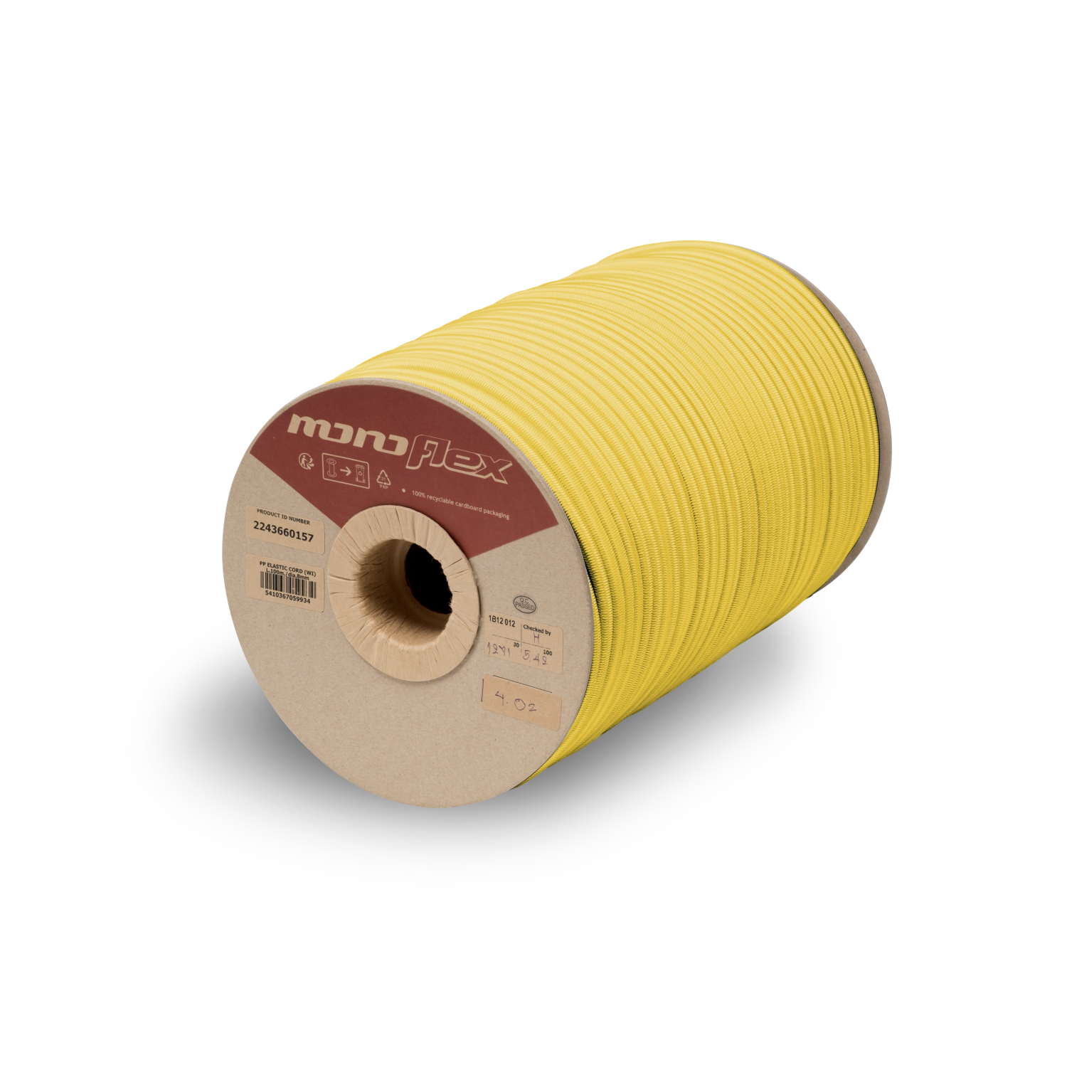 Best overall shock cord reel monoflex quality yellow colour. Several diameters available