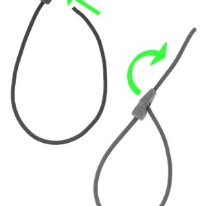 Adjustable easy loop bungee